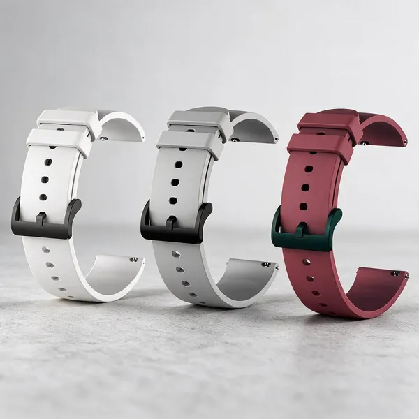 Multicolor_Silicone_Watch_Straps_And__Bands_Set_Of_3
