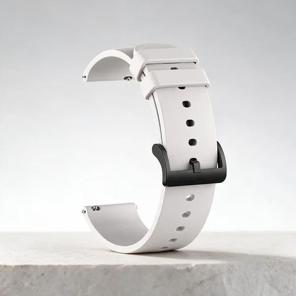 White_Silicone_Watch_Straps_And__Bands