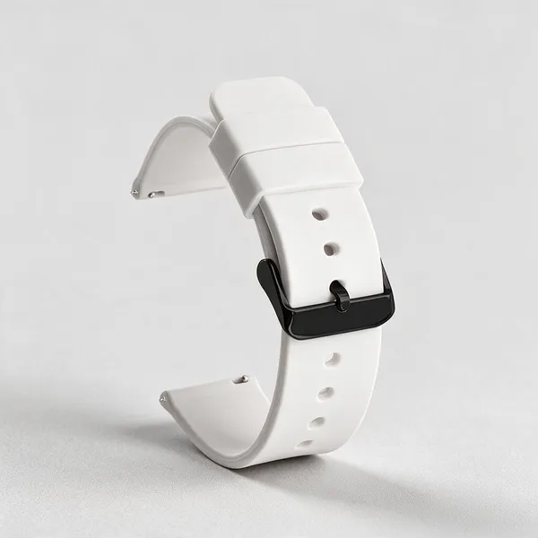White_Silicone_Watch_Straps_And__Bands