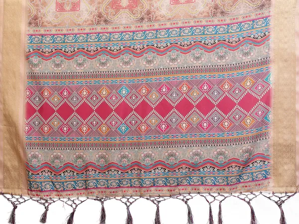 Beige_Printed_Traditional_Saree_For_Women
