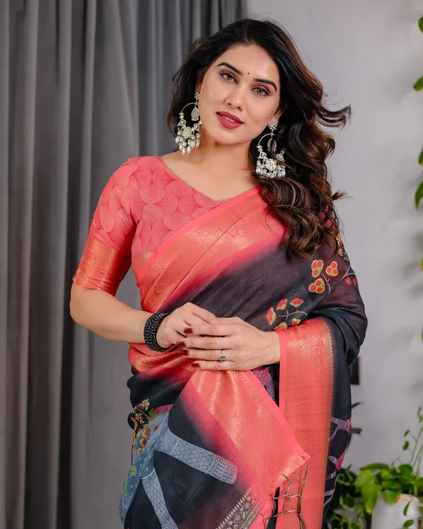 Coral_Printed_Saree_For_Women