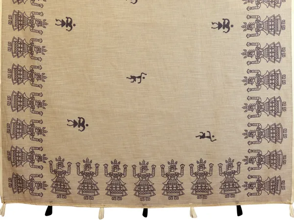 Beige_Printed_Ethnic_Saree_For_Women