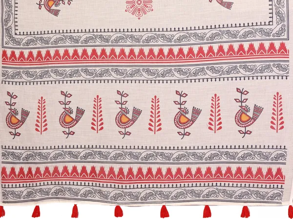 Off_White_Printed_Saree_For_Women
