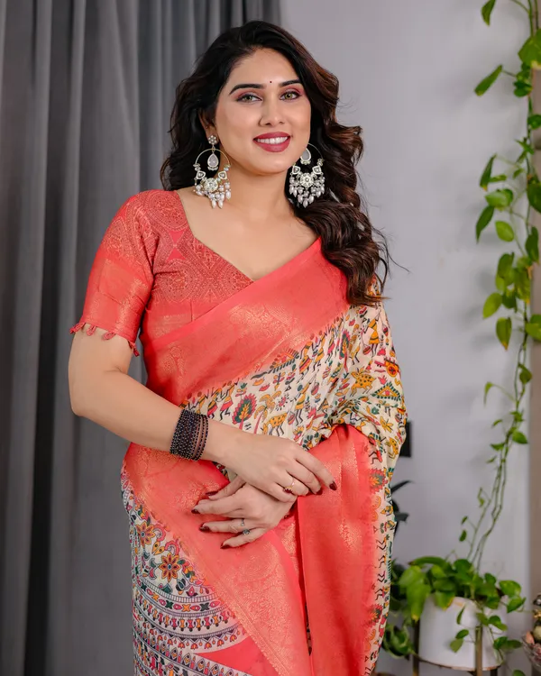 Coral_Printed_Saree_For_Women