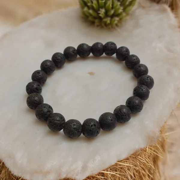 Black_Lava_Stone_Bead_Bracelet_For_Unisex