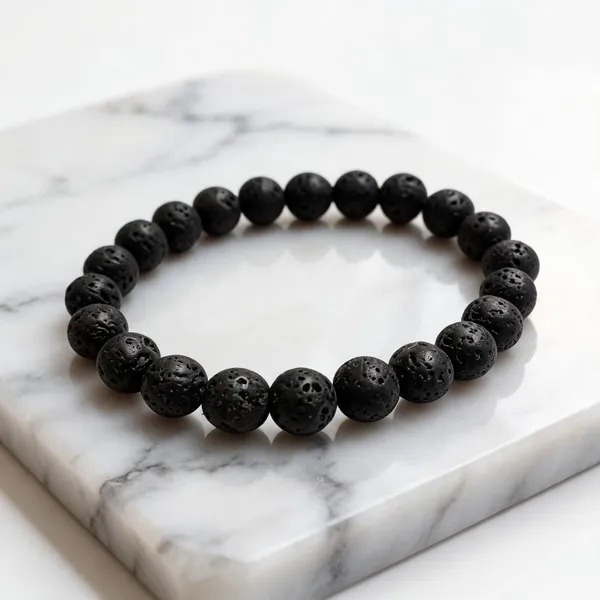 Black_Lava_Stone_Bead_Bracelet_For_Unisex