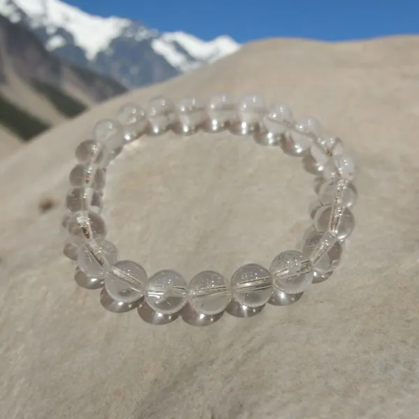 Transparent_Clear_Quartz_Stone_Bead_Bracelet_For_Unisex