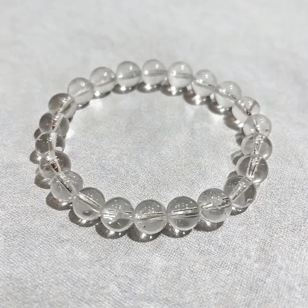Transparent_Clear_Quartz_Stone_Bead_Bracelet_For_Unisex