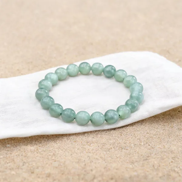 Teal_Green_Aventurine_Stone_Bead_Bracelet_For_Unisex