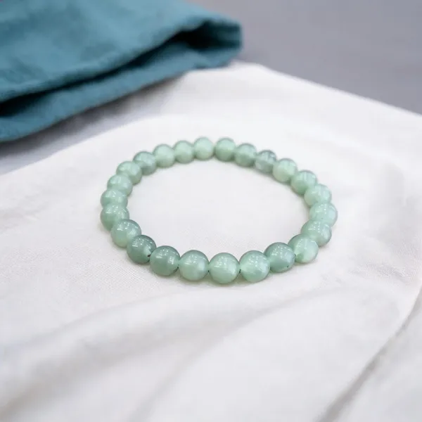 Teal_Green_Aventurine_Stone_Bead_Bracelet_For_Unisex