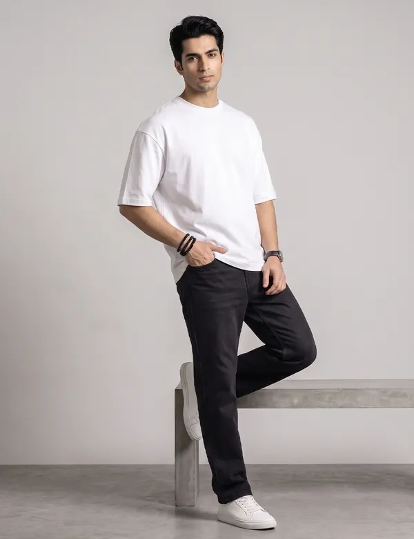 Black_Cotton_Oversized_Drop_Shoulder_T-Shirt_For_Men