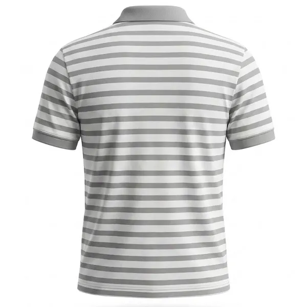 Grey_White_Cotton_All-Over_Striped_Polo_T-Shirt_For_Men