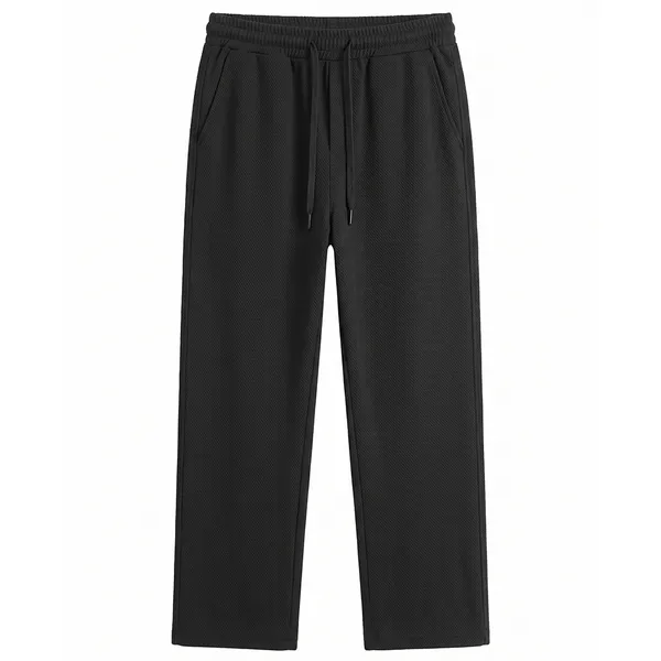 Black_Polyester_Straight_Fit_Sweatpants_For_Men