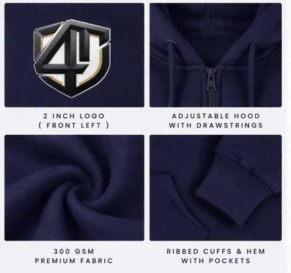 Navy_Blue_Polycotton_Regular_Fit_Zip_Hoodie_For_Men