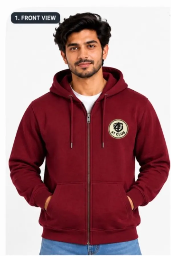 Maroon_Casual_Fit_Zip_Hoodie_for_Men