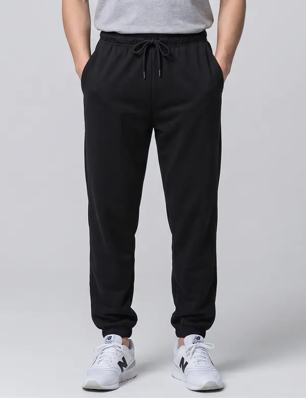 Black_Cotton_Regular_Fit_Joggers_For_Men
