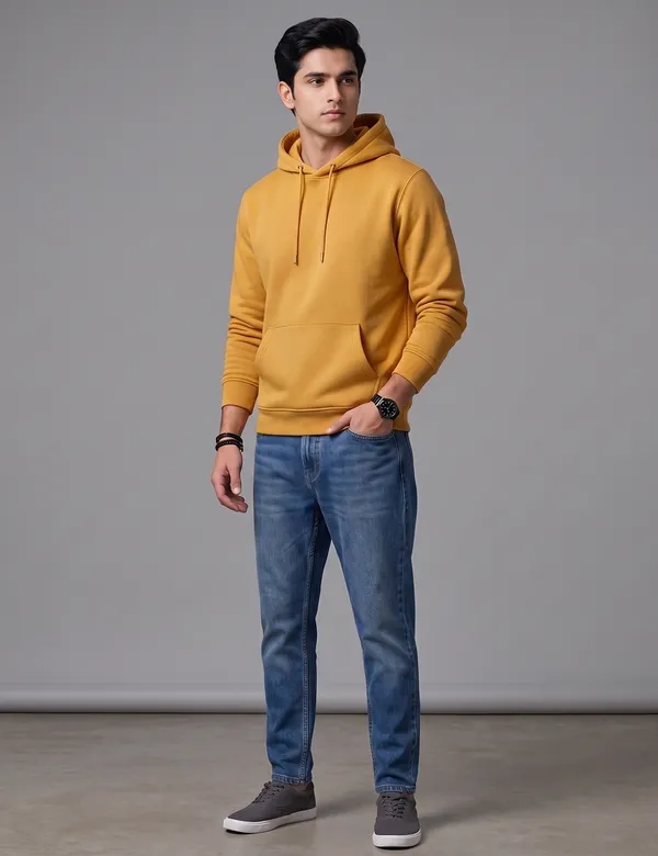 Black_Cotton_Fleece_Standard_Fit_Hoodie_For_Men