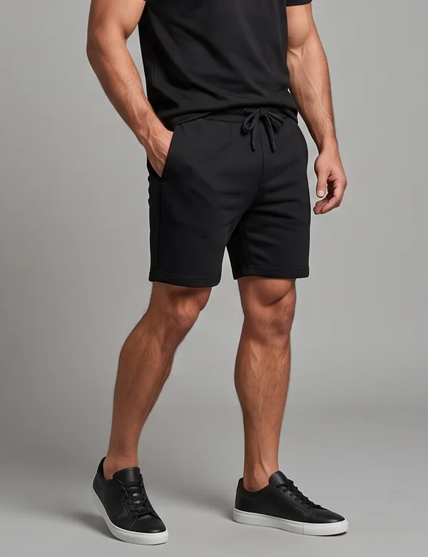 Black_Cotton_Pocket_Shorts_For_Men
