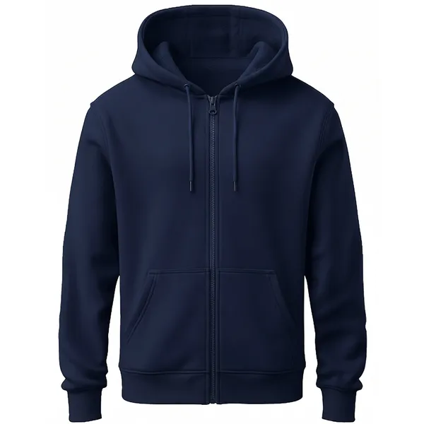 Black_Cotton_Fleece_Full-Zip_Hoodie_For_Men