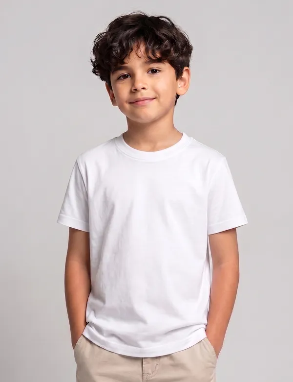 Black_Cotton_Half_Sleeve_Round_Neck_T-Shirt_For_Boys