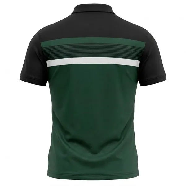 Green_Black_Cotton_Colour-Block_Striped_Polo_T-Shirt_For_Men