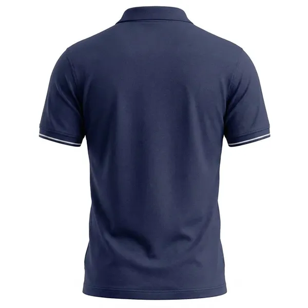 Navy_Blue_Cotton_Striped_Tipped_V-Neck_Polo_T-Shirt_For_Men