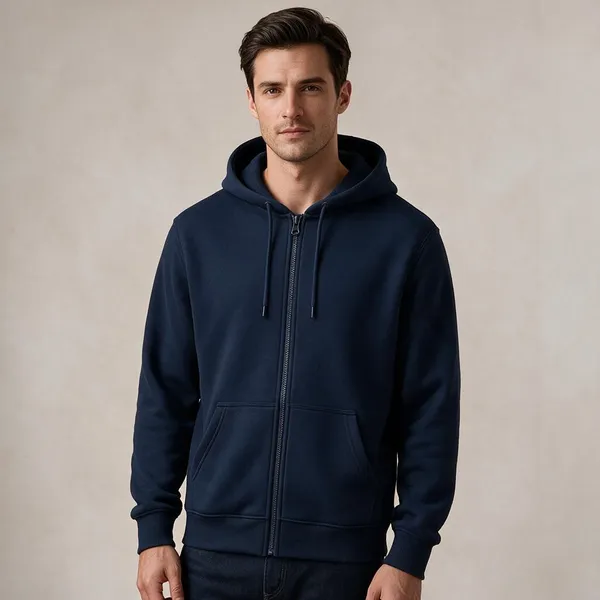 Black_Cotton_Fleece_Full-Zip_Hoodie_For_Men
