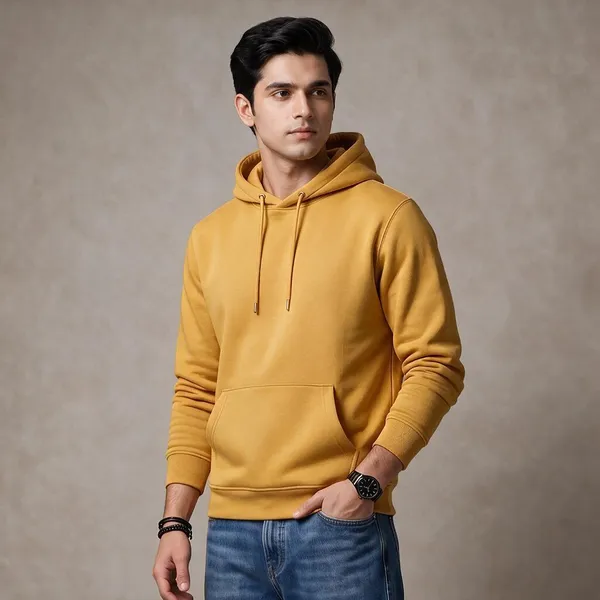 Black_Cotton_Fleece_Standard_Fit_Hoodie_For_Men