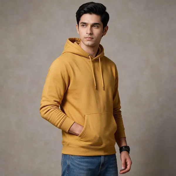 Black_Cotton_Fleece_Standard_Fit_Hoodie_For_Men