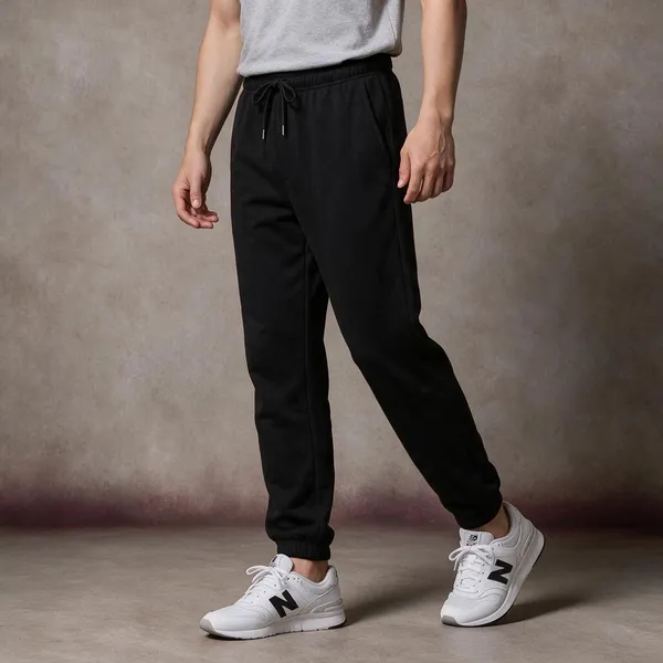 Black_Cotton_Regular_Fit_Joggers_For_Men