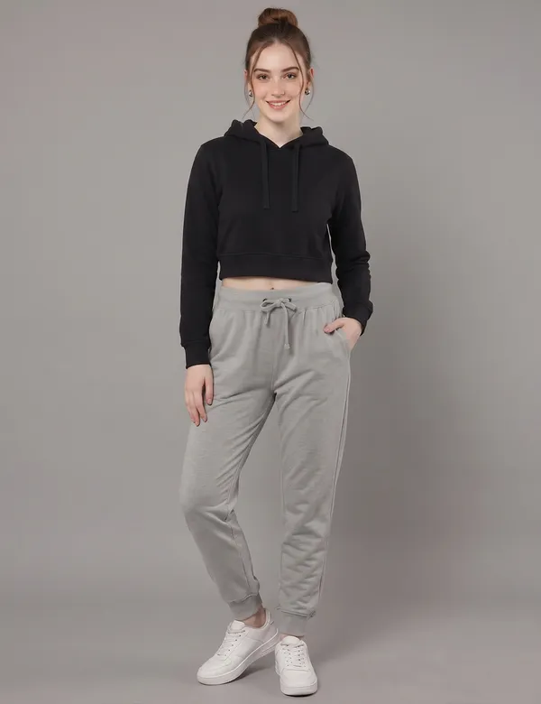 Black_Cotton_Fleece_Crop_Hoodie_For_Women