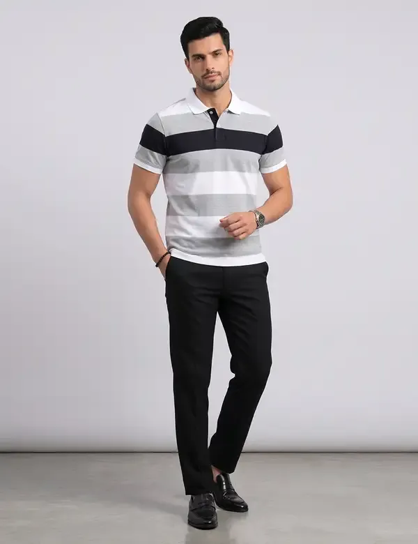 Grey_Cotton_Striped_Polo_T-Shirt_For_Men