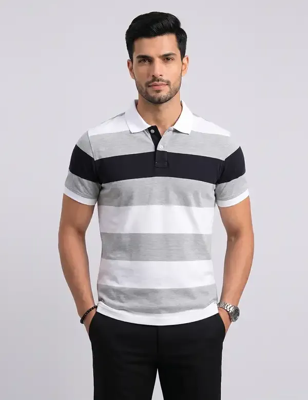 Grey_Cotton_Striped_Polo_T-Shirt_For_Men