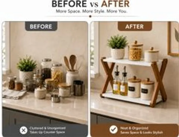 Containers_Kitchen_Rack_2_Tier_Countertop_Storage_Rack_Modern_Countertop_Organizer_Rack_Wood