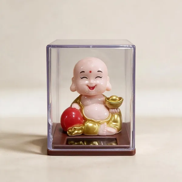 Plastic_Seated_Laughing_Buddha_Decorative_Figurine_-_Pack_of_3