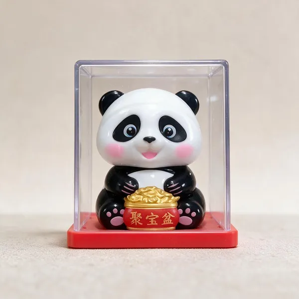 Plastic_Panda_Gold_Ingot_Decorative_Figurine_-_Pack_of_3