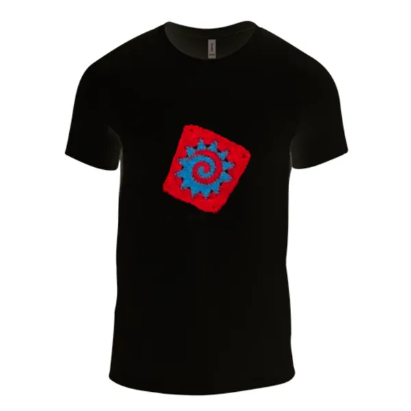 Swirl_Black_Unisex_Oversize_Cotton_180gsm