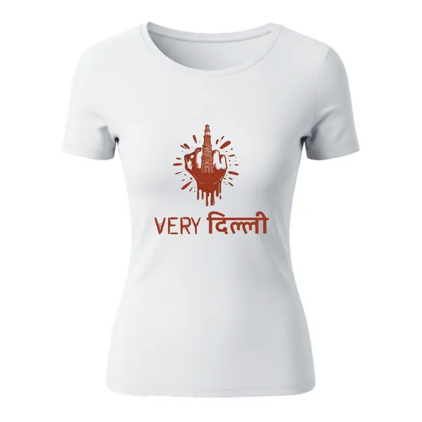 Very_Dilli_White_Women_Regular_Cotton_180gsm