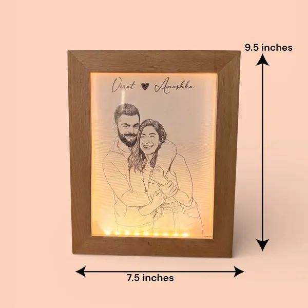 Izels_Personalized_Photo_Led_Frame_Custom_Name_Photo_Engraved_Wooden_Light_Frame_Anniversary_Gift_Wedding_Gift_Valentine_Gift_Birthday_Gift_For_Couple_Default_Title