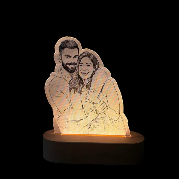 Izels_Personalized_Photo_Led_Lamp_Night_Lamp_With_Wooden_Base_Anniversary_Gift_Wedding_Gift_Valentine_Gift_For_Couple_Default_Title