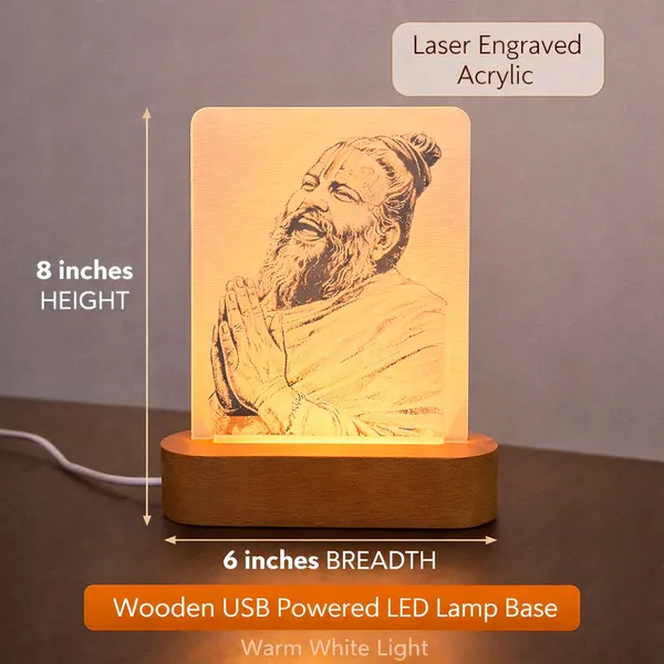 Premanand_Maharaj_Ji_Led_Acrylic_Lamp_With_Wooden_Base_Warm_White_Spiritual_Night_Light_For_Home_Temple_Bedroom_Meditation_Corner_Default_Title