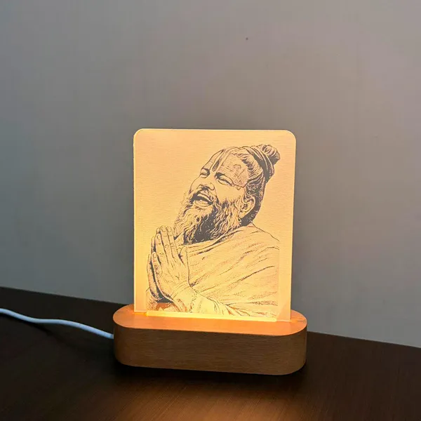 Premanand_Maharaj_Ji_Led_Acrylic_Lamp_With_Wooden_Base_Warm_White_Spiritual_Night_Light_For_Home_Temple_Bedroom_Meditation_Corner_Default_Title