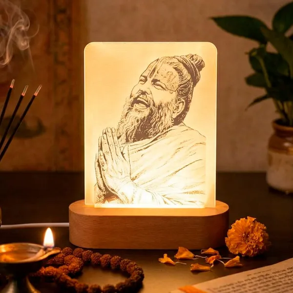 Premanand_Maharaj_Ji_Led_Acrylic_Lamp_With_Wooden_Base_Warm_White_Spiritual_Night_Light_For_Home_Temple_Bedroom_Meditation_Corner_Default_Title