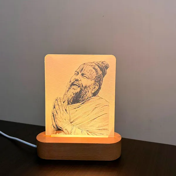Premanand_Maharaj_Ji_Led_Acrylic_Lamp_With_Wooden_Base_Warm_White_Spiritual_Night_Light_For_Home_Temple_Bedroom_Meditation_Corner_Default_Title