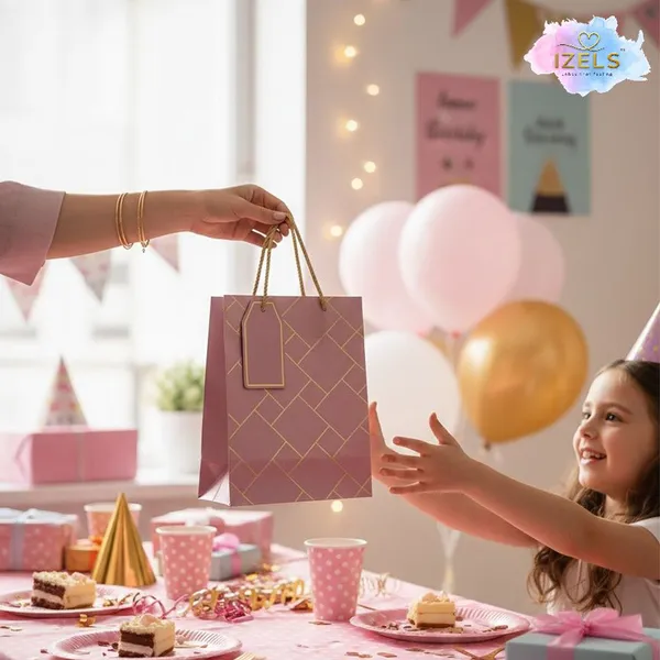 Izels_Premium_Luxury_Paper_Gift_Bags_Pink_Pack_Of_5