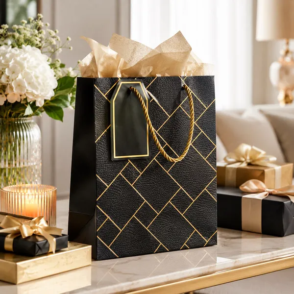 Izels_Premium_Luxury_Paper_Gift_Bags_Black_Pack_Of_5