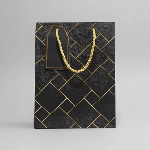 Izels_Premium_Luxury_Paper_Gift_Bags_Black_Pack_Of_5