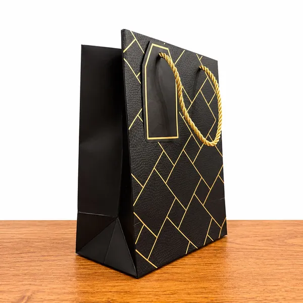 Izels_Premium_Luxury_Paper_Gift_Bags_Black_Pack_Of_10