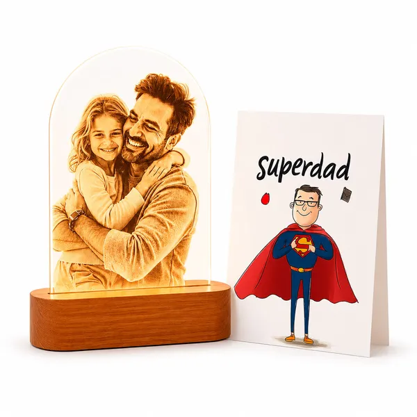 Izels_Father_S_Day_Gift_Combo_For_Dad_Personalized_Led_Photo_Lamp_With_Greeting_Card_Custom_Photo_Night_Lamp_For_Father_Papa_Birthday_Gift_For_Dad_Father_S_Day_Gift_From_Daughter_Son_Default_Title