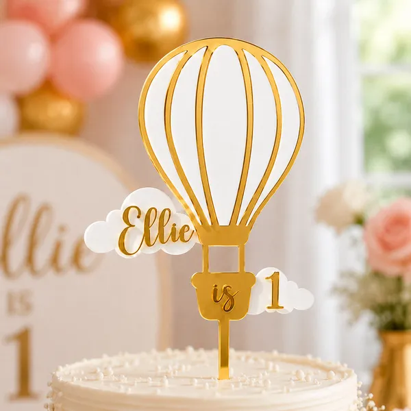 Personalised_Hot_Air_Balloon_Cake_Topper_In_Golden_White_Mirror_Acrylic_Custom_Name_And_Age_Default_Title